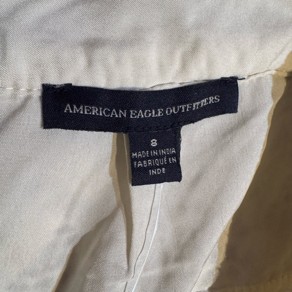 American Eagle Outfitters Cream Crochet Lace Mini Skirt - Picture 3 of 7